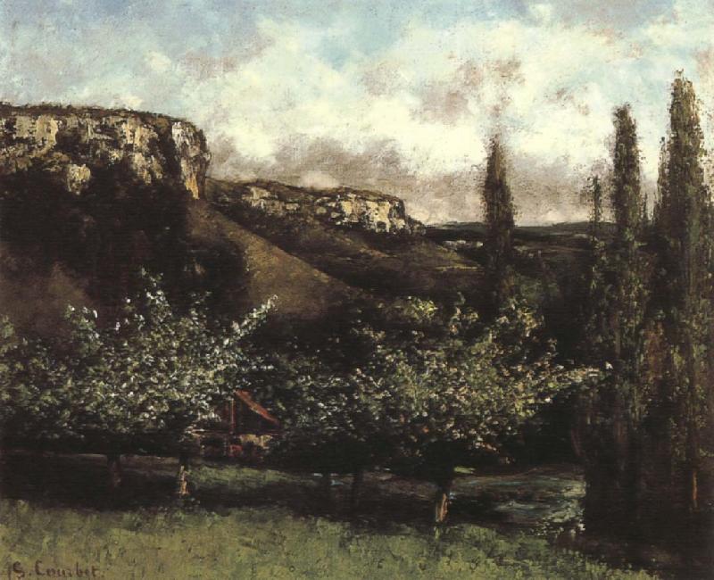 Gustave Courbet Garden